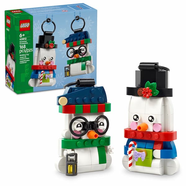 LEGO Snowman Ornaments Set only $9.88!