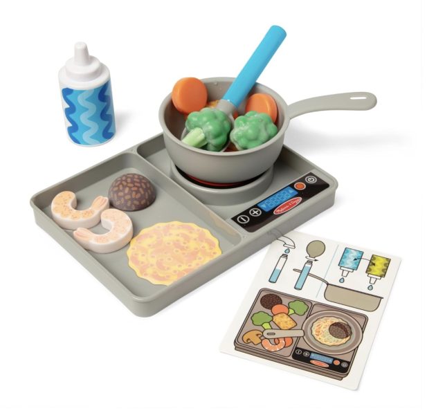 Melissa & Doug Simmer & Stir Stove Top with Color-Changing Play Food only $13.95!
