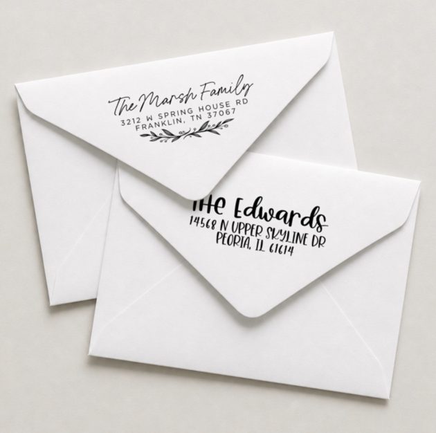 Personalized Self-Inking Address Stamps only $19.99 shipped!