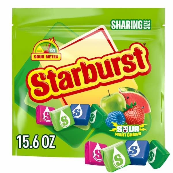 STARBURST Sour Chewy Candy Fruit Chews