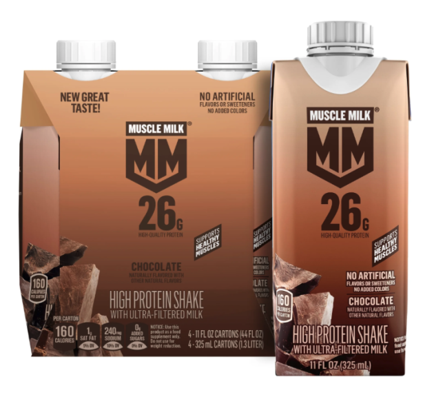 Get 4 Muscle Milk Protein Shakes for only $4.17 at Walmart