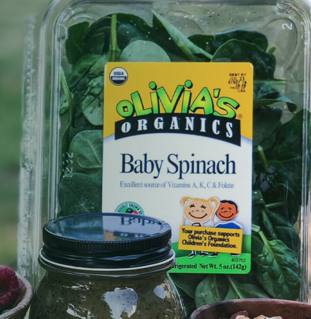 Get an Olivia’s Organics Salad for FREE!