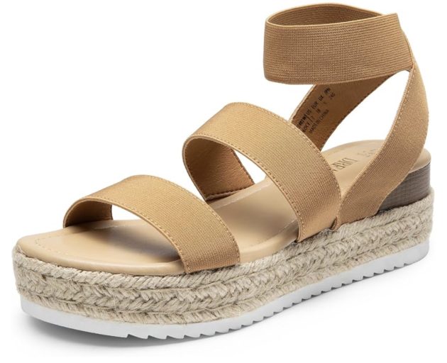 Women’s Strappy Espadrille Platform Wedge Sandals only $16.79!