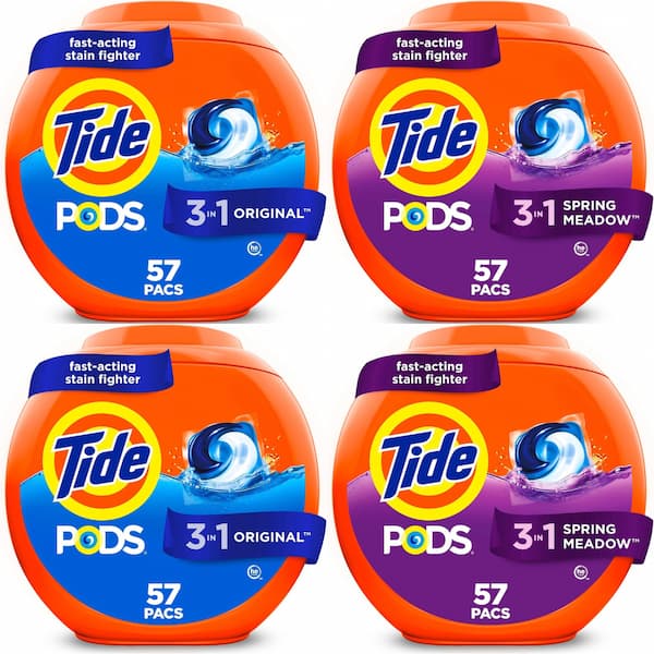 *HOT* FOUR Tide Pods 57-Count just $9.09 each, shipped!