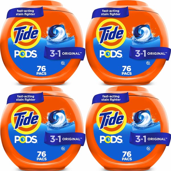 *HOT* FOUR Tide Pods 76-Count just $10.72 each, shipped!