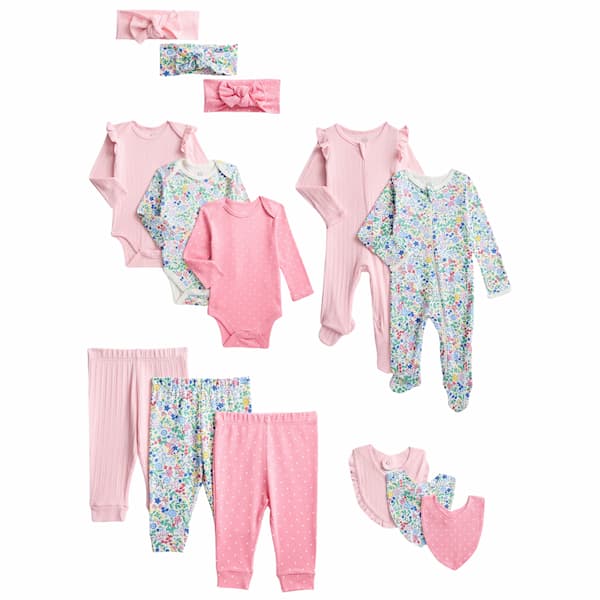 Wonder Nation Organic Cotton Baby Layette 14-Piece Gift Set deal