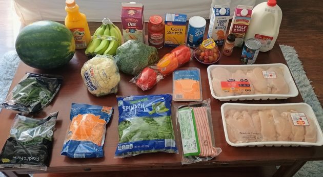 Brigette’s $88 Grocery Shopping Trip and Weekly Menu Plan for 4!