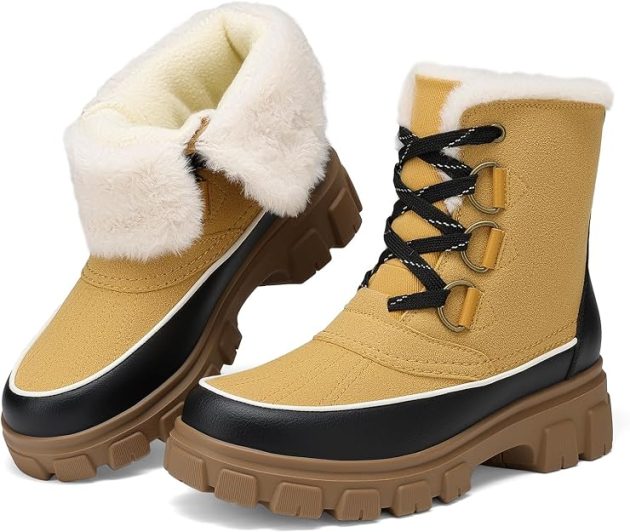Women’s Lace Up Ankle Snow Boots just $32.19 shipped!
