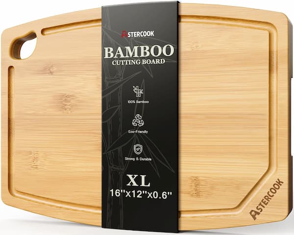 Astercook Large Bamboo Cutting Board only $7.49 shipped (Reg. $25)! {Early Prime Day Deal}