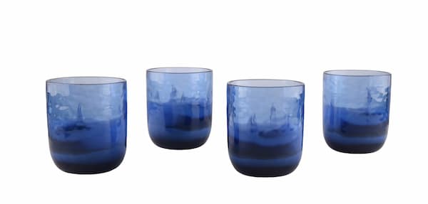 Beautiful 4-Piece 14-Oz Colorblock Acrylic Short Tumblers Set deal