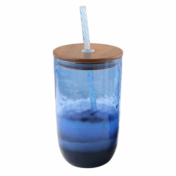 Beautiful by Drew Barrymore 21 oz Acrylic Colorblock Sipper Tumbler with Lid and Straw deal