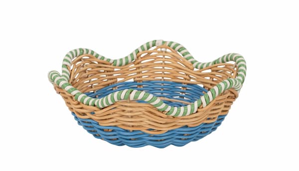 Beautiful by Drew Barrymore Two-Tone Rattan Serving Bowl deal
