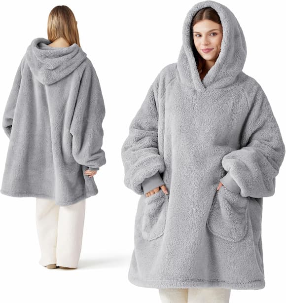 Bedsure Wearable Blanket Hoodies only $14.99!