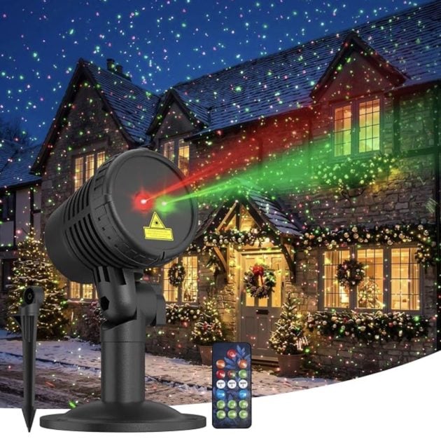 Outdoor Christmas Projector Light only $18.14!