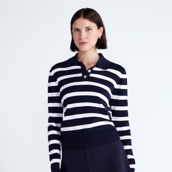 Free Assembly Women's and Women's Plus Polo Sweater