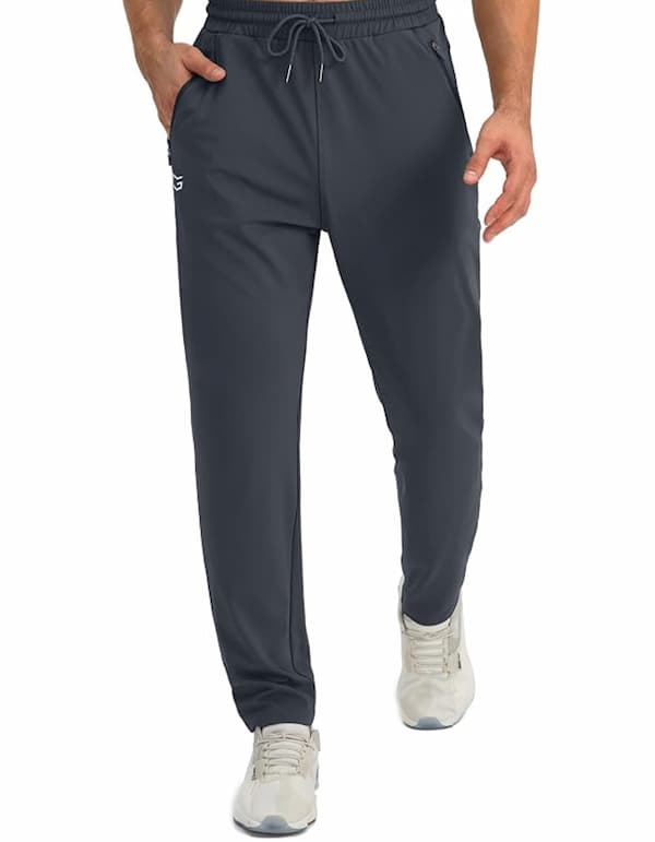 G Gradual Men's 4-Way Stretch Tapered Jogger Sweatpants