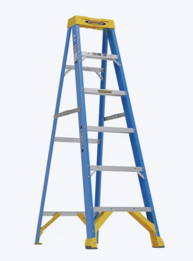 Werner Fiberglass Step Ladder only $69 shipped (Reg. $150!)