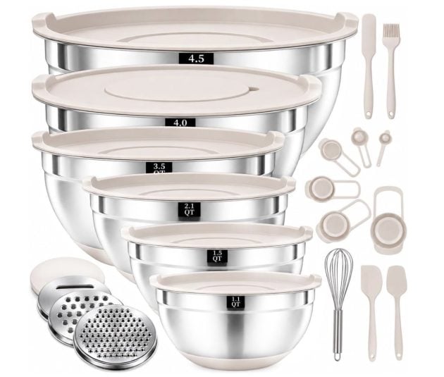 Mixing Bowls with Lids Set (21 Piece) only $29.99 shipped (Reg. $50!)
