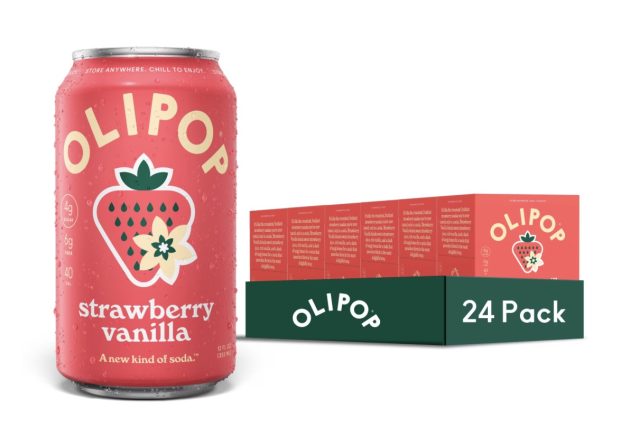OLIPOP Prebiotic Soda, 24 pack only $20.92!