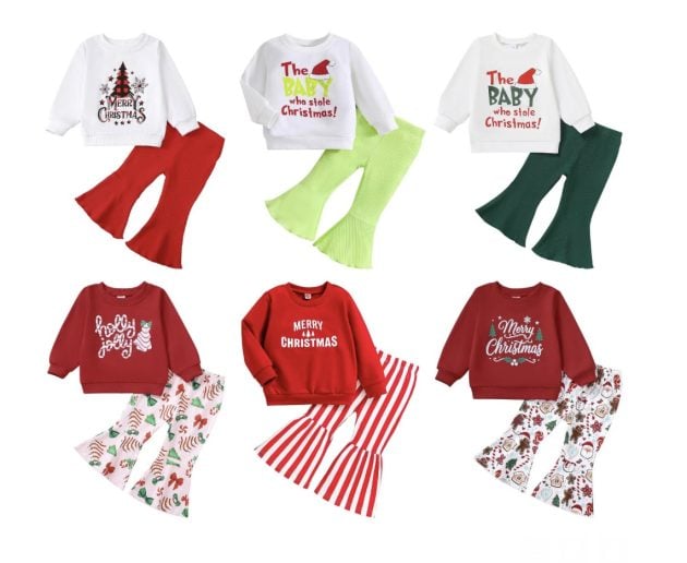 Toddler Girl Christmas Outfit only $12.49!