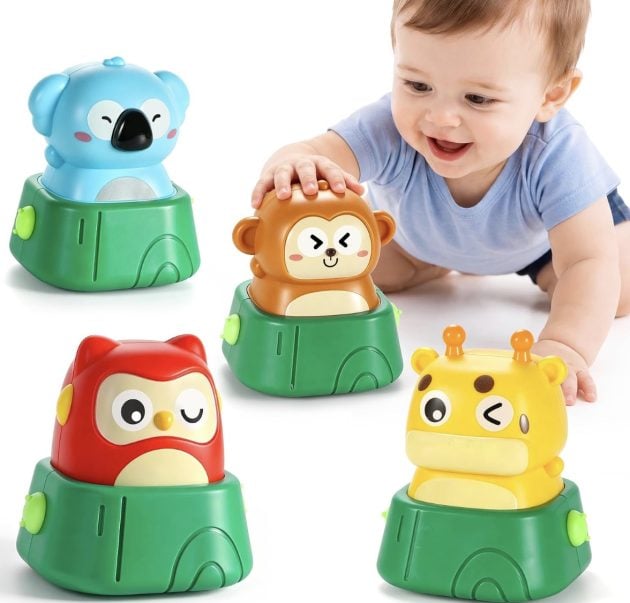 Press to Go Car Toys for Toddlers (4 pack) only $12.79!