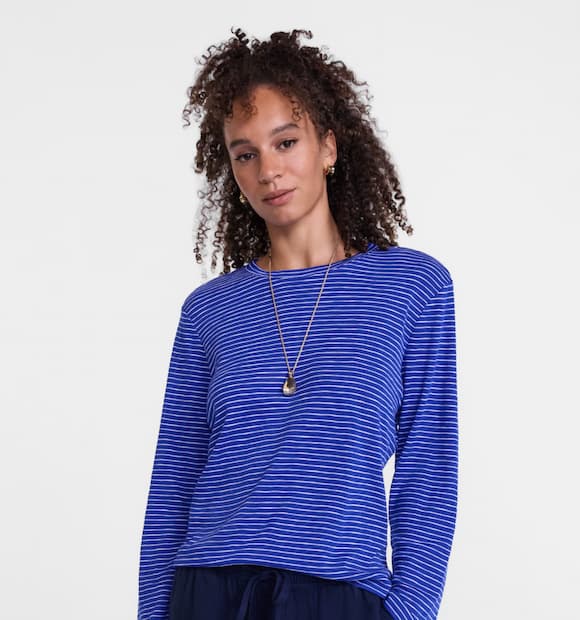 Scenario Women's Oversized Tee with Long Sleeves