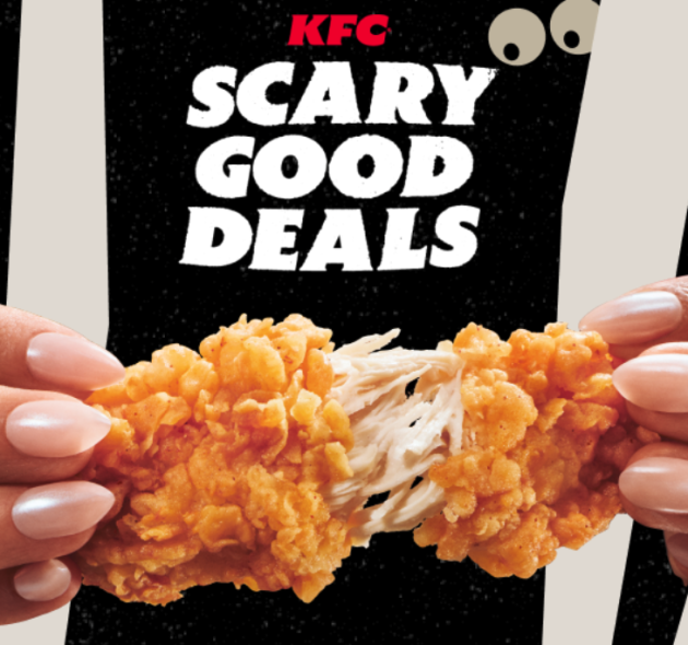 Tons of “Scary Good Daily Deals” at KFC from October 19th-31st!