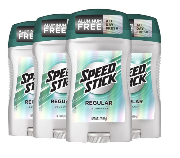 Speed Stick Aluminum Free Men’s Deodorant, 4 pack only $6.73 shipped!