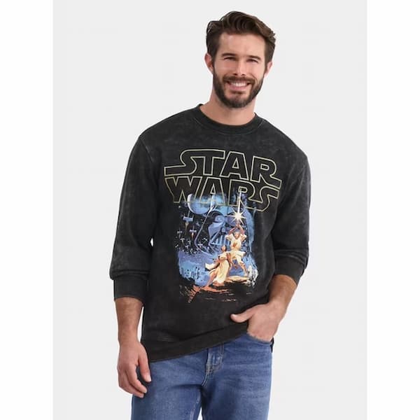 Star Wars Vintage Poster Graphic Print Men's Sweatshirt deal