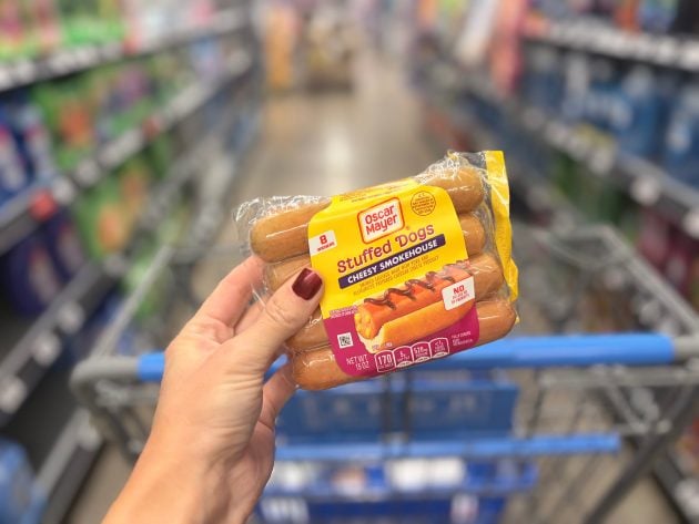 Stuffed Oscar Mayer Hot Dogs