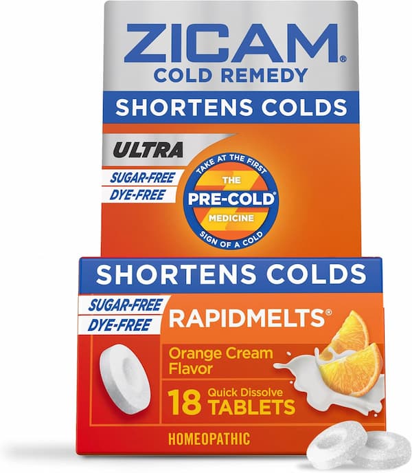 Zicam Ultra Cold Remedy Zinc Rapidmelts, 18 Count only $4.33 shipped (Reg. $11)!