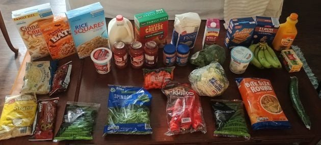Brigette’s $106 Grocery Shopping Trip and Weekly Menu Plan for 4!