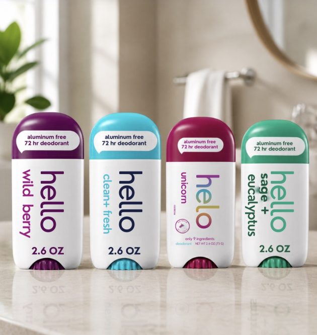 hello Aluminum Free Deodorant only $3.97 after Walmart Cash!